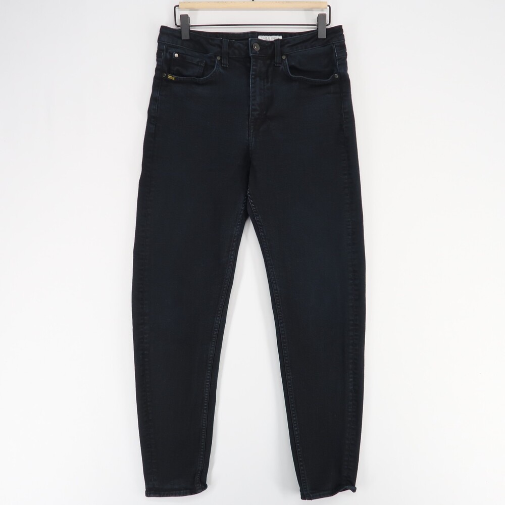 Tiger Of Sweden Aly Jeans Womens 30x32 Dark Blue Slim Fit High Rise Tapered Leg